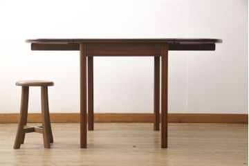 ヴィンテージ家具　北欧からやってきたスタイリッシュなバタフライテーブル(エクステンションテーブル、ダイニングテーブル、ビンテージ)(R-050154)