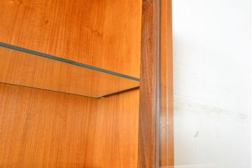 イギリスヴィンテージ　北欧スタイル　チーク材　Fresco(フレスコ)　G-PLAN(ジープラン)製のキャビネット(飾り棚、ビンテージ)(R-050156)