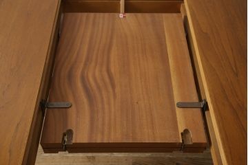 ビンテージ家具　北欧ヴィンテージ　G-PLAN(ジープラン)　チーク材のあたたかみを感じるダイニングテーブル(エクステンションテーブル、拡張式テーブル)(R-050159)