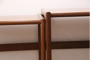 イギリスヴィンテージ　北欧スタイル　G-PLAN(ジープラン)　チーク材　温かみのある木味が魅力のネストテーブル(サイドテーブル)(R-050161)