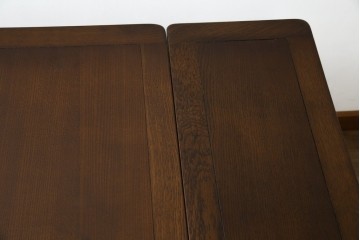 ヴィンテージ家具　イギリス　ERCOL(アーコール)　ニレ材　カントリースタイルにおすすめのドローリーフテーブル　(R-050163)