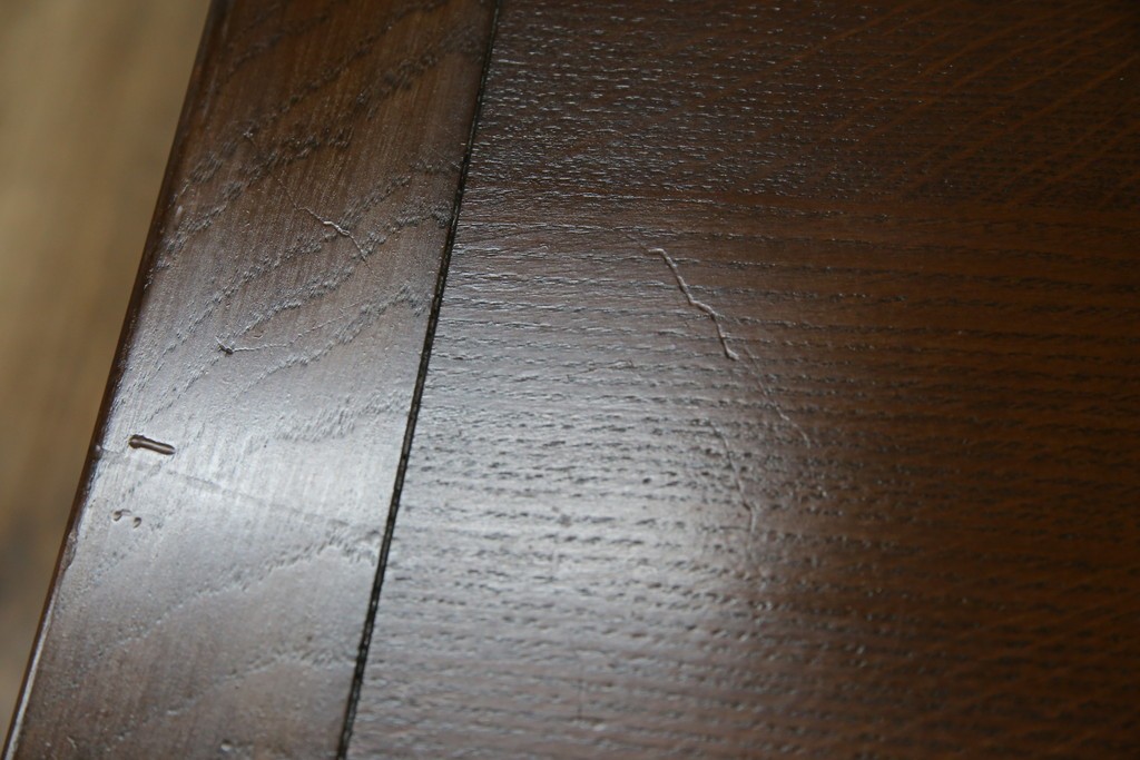 ヴィンテージ家具　イギリス　ERCOL(アーコール)　ニレ材　カントリースタイルにおすすめのドローリーフテーブル　(R-050163)