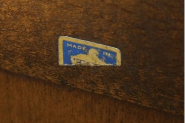 ヴィンテージ家具　イギリス　ERCOL(アーコール)　ニレ材　カントリースタイルにおすすめのドローリーフテーブル　(R-050163)