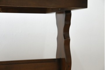 ヴィンテージ家具　イギリス　ERCOL(アーコール)　ニレ材　カントリースタイルにおすすめのドローリーフテーブル　(R-050163)