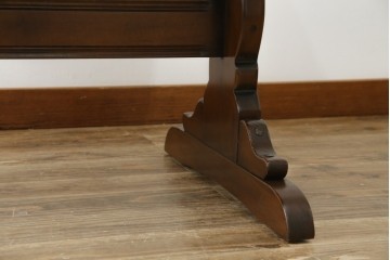 ヴィンテージ家具　イギリス　ERCOL(アーコール)　ニレ材　カントリースタイルにおすすめのドローリーフテーブル　(R-050163)