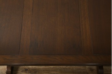 ヴィンテージ家具　イギリス　ERCOL(アーコール)　ニレ材　カントリースタイルにおすすめのドローリーフテーブル　(R-050163)