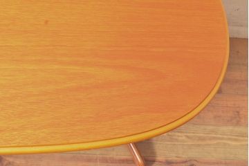 北欧ヴィンテージ　チーク材製のシンプルなセンターテーブル(サイドテーブル、カフェテーブル、ビンテージ)(R-050178)