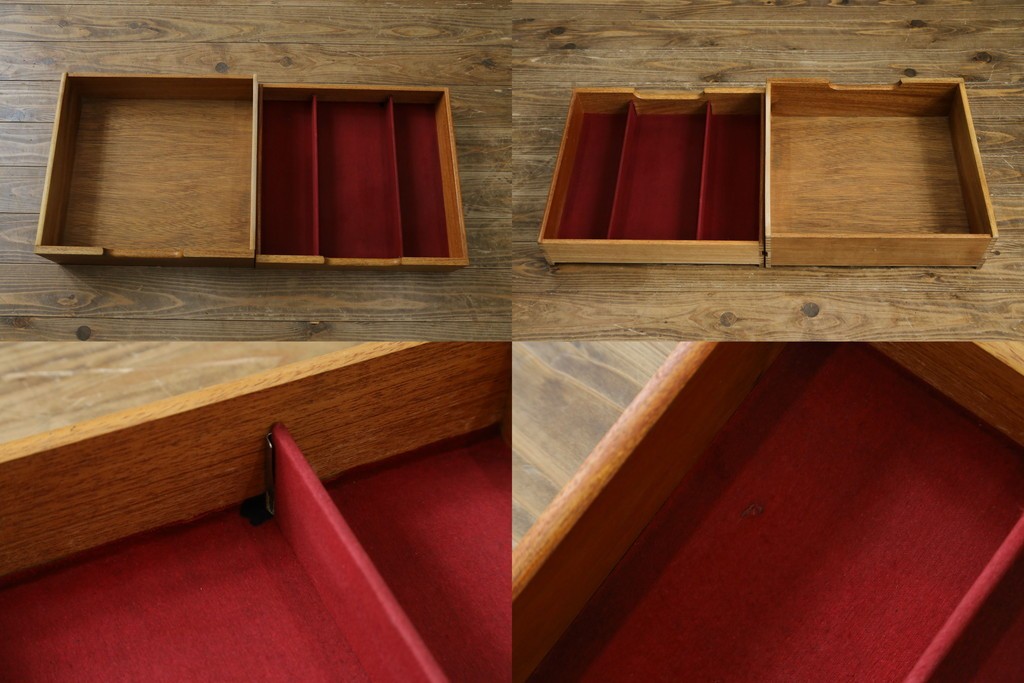 イギリスヴィンテージ　北欧　ビューティリティ Beautility　スタイリッシュな佇まいが魅力的な珍しいつくりのサイドボード　(R-050203)