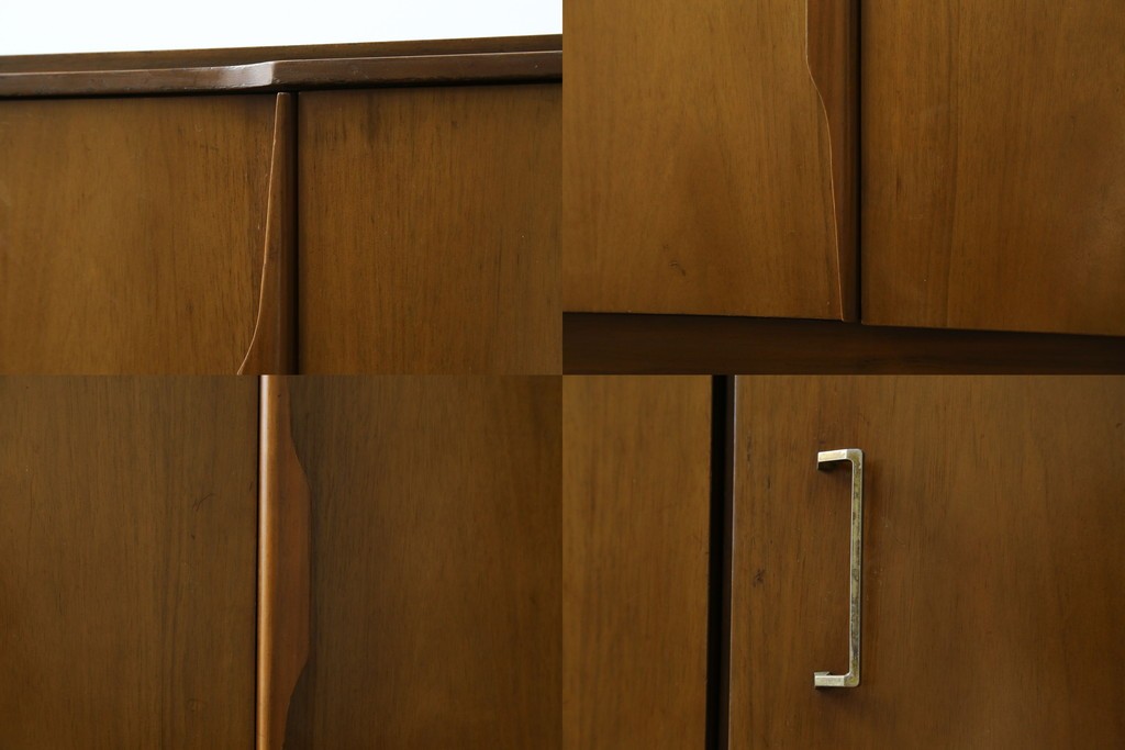 イギリスヴィンテージ　北欧　ビューティリティ Beautility　スタイリッシュな佇まいが魅力的な珍しいつくりのサイドボード　(R-050203)