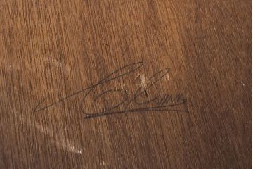 イギリスヴィンテージ　北欧　　ビューティリティ Beautility　スタイリッシュな佇まいが魅力的な珍しいつくりのサイドボード(収納棚、戸棚、キャビネット、ビンテージ)(R-050203)