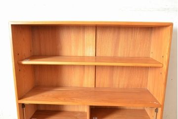 イギリスヴィンテージ　ERCOL(アーコール)　ニレ材製のキャビネット(カップボード、食器棚、収納棚、ビンテージ、飾り棚、陳列棚)(R-050208)