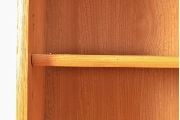 イギリスヴィンテージ　ERCOL(アーコール)　ニレ材製のキャビネット(カップボード、食器棚、収納棚、ビンテージ、飾り棚、陳列棚)(R-050208)