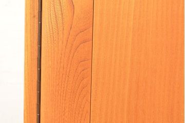 イギリスヴィンテージ　ERCOL(アーコール)　ニレ材製のキャビネット(カップボード、食器棚、収納棚、ビンテージ、飾り棚、陳列棚)(R-050208)