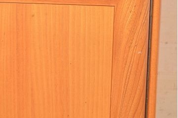 イギリスヴィンテージ　ERCOL(アーコール)　ニレ材製のキャビネット(カップボード、食器棚、収納棚、ビンテージ、飾り棚、陳列棚)(R-050208)