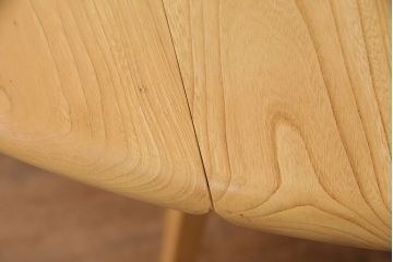 ヴィンテージ家具　イギリス　ERCOL(アーコール)　エルム材　ウィンザードロップリーフテーブル(バタフライテーブル、ラウンドテーブル、ビンテージ)(R-050209)