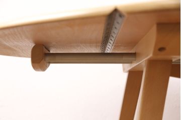 ヴィンテージ家具　イギリス　ERCOL(アーコール)　エルム材　ウィンザードロップリーフテーブル(バタフライテーブル、ラウンドテーブル、ビンテージ)(R-050209)