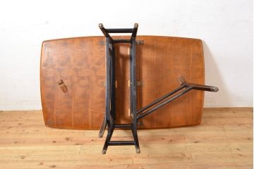 イギリスビンテージ　チーク材　G-PLAN(ジープラン)　BBシリーズ　美しさと機能性を兼ね備えたバタフライテーブル(拡張式テーブル、ダイニングテーブル、ヴィンテージ)(R-050210)