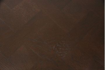 フランスアンティーク　オーク材　パーケット天板がお洒落さを高めるエクステンションテーブル(ダイニングテーブル、ドローリーフテーブル)(R-050212)