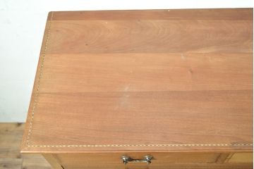 イギリスアンティーク　チェリー材　ナチュラルな風合いが魅力!温かみのある空間を演出してくれるチェスト(引き出し、サイドボード、サイドチェスト)(R-050223)