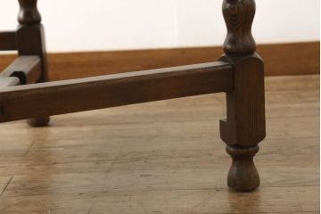 イギリスアンティーク　オーク材　バタフライテーブル(ダイニングテーブル、ゲートレッグテーブル、ドロップリーフテーブル)(R-050225)