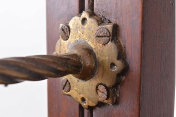 イギリスアンティーク雑貨　玄関周りをお洒落に飾るマホガニー材製のホールスタンド(傘立て、コート掛け、帽子掛け)(R-050235)