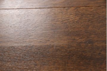 イギリスアンティーク　オーク材　天板彫刻入りのお洒落なバタフライテーブル(ゲートレッグテーブル、ダイニングテーブル)(R-050240)