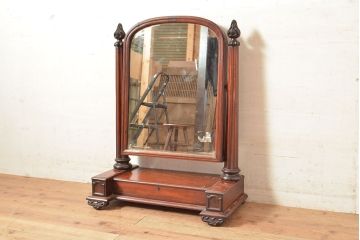 イギリスアンティーク　マホガニー材　ドレッサー(鏡台)(R-050250)