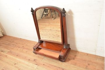 イギリスアンティーク　マホガニー材　ドレッサー(鏡台)(R-050250)