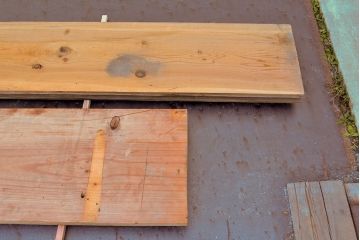 古材　DIYにおすすめ!年月を経た味わいが楽しめる杉材3枚セット(材料、木材、板)(R-050272)