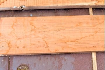 古材　DIYにおすすめ!古民家の梁に使われていたケヤキ材3枚セット(材料、木材、板)(R-050274)