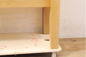 レトロ家具　昭和レトロ　KIHARA　引き出し40杯!店舗什器におすすめのナラ材製ネームプレート付きカードケース(引き出し、チェスト、図書館、図書室)(R-050288)