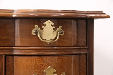 中古　美品　アメリカ　ヒッコリーチェア(HICKORY CHAIR)　マホガニー材　高級感とクラシカルな雰囲気を高めるデスク(両袖机、ワークデスク、在宅用、在宅ワーク)(定価約89万円)(R-050292)