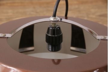 北欧ヴィンテージ　デンマーク　ミッドセンチュリースタイルにおすすめのアルミ製の天井照明(吊り下げ照明、ペンダントライト、ビンテージ)(R-050296)