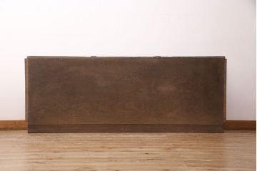 アンティーク雑貨　ケヤキ材の一枚板!上質な雰囲気漂う、玉杢模様が美しい床板(古材、材料)(R-050298)