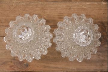 ヴィンテージ照明　デンマーク　きらきら輝くガラスシェードがエレガントな空間を演出するペンダントライト(吊り下げ照明、天井照明、ビンテージ)(R-050302)