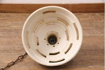 ヴィンテージ照明　デンマーク　空間のアクセントになる陶器製のペンダントライト(シェード、吊り下げ照明、天井照明、ビンテージ)(R-050309)
