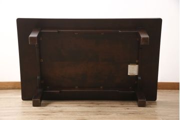 中古　北海道民芸家具　シンプルな座卓(ローテーブル、リビングテーブル)(R-050315)