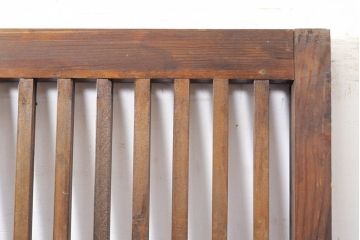 和製アンティーク　上品な和の空間作りにぴったりの格子戸1枚(建具、引き戸)(R-050323)