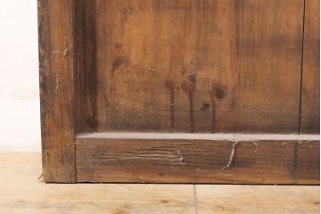 和製アンティーク　上品な和の空間作りにぴったりの格子戸1枚(建具、引き戸)(R-050323)