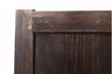 和製アンティーク　江戸明治期につくられた味わい深い板戸1枚(帯戸、建具、引き戸)(R-050324)