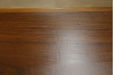 北欧ヴィンテージ　チーク材　珍しいデザインで使い勝手の良いバタフライテーブル　(R-050331)