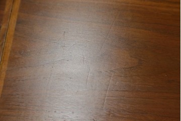 北欧ヴィンテージ　チーク材　珍しいデザインで使い勝手の良いバタフライテーブル　(R-050331)