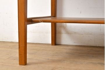 ビンテージ家具　北欧ヴィンテージ　チーク材　珍しいデザインが使い勝手の良いバタフライテーブル(サイドテーブル、オケージョナルテーブル)(R-050331)