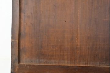 アンティーク建具　明治期　杉材でつくられたシンプルな板戸1枚(帯戸、引き戸)(R-050337)