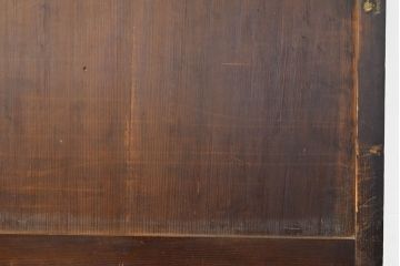 アンティーク建具　明治期　杉材でつくられたシンプルな板戸1枚(帯戸、引き戸)(R-050337)