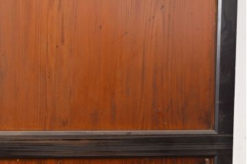 和製アンティーク　和モダンな空間に合うコントラストが素敵な帯戸1枚(板戸)(R-050339)