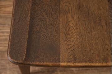 中古　神戸家具　永田良介商店　素朴なアンティークスタイルを楽しめるスカシ型食堂椅子(チェア、イス)(R-050340)