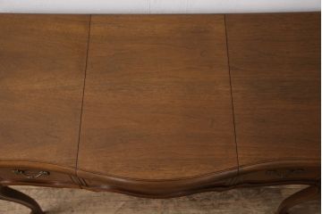 中古　美品　DREXEL HERITAGE(ドレクセルヘリテイジ)　Touraine(ツーレイン)シリーズ　マホガニー材製のドレッサーとチェアセット(テーブル、ワークデスク、作業台、椅子)(R-050346)