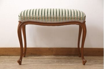 中古　美品　DREXEL HERITAGE(ドレクセルヘリテイジ)　Touraine(ツーレイン)シリーズ　マホガニー材製のドレッサーとチェアセット(テーブル、ワークデスク、作業台、椅子)(R-050346)