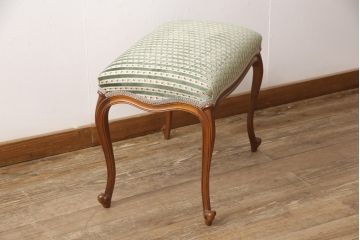 中古　美品　DREXEL HERITAGE(ドレクセルヘリテイジ)　Touraine(ツーレイン)シリーズ　マホガニー材製のドレッサーとチェアセット(テーブル、ワークデスク、作業台、椅子)(R-050346)